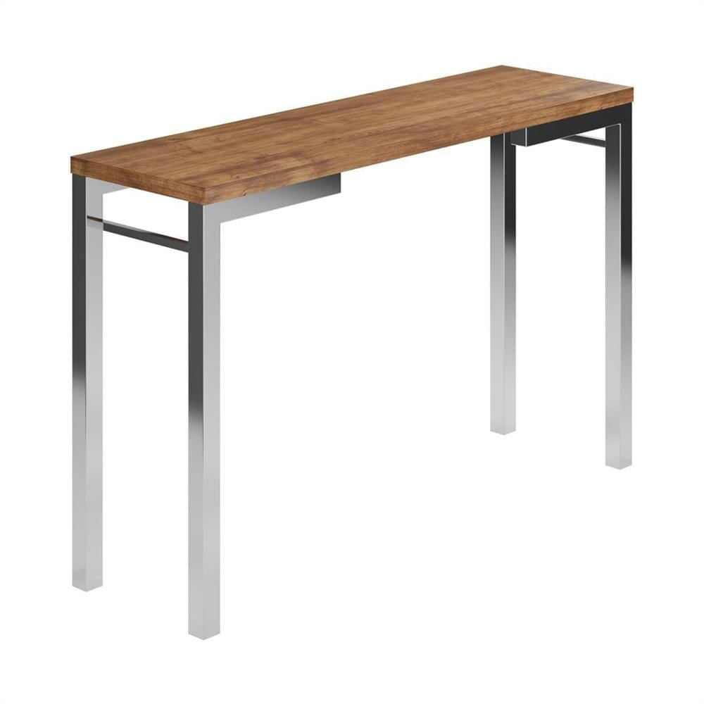 Mesa Lateral De Mdf Y Acero Acabado Mate img #1