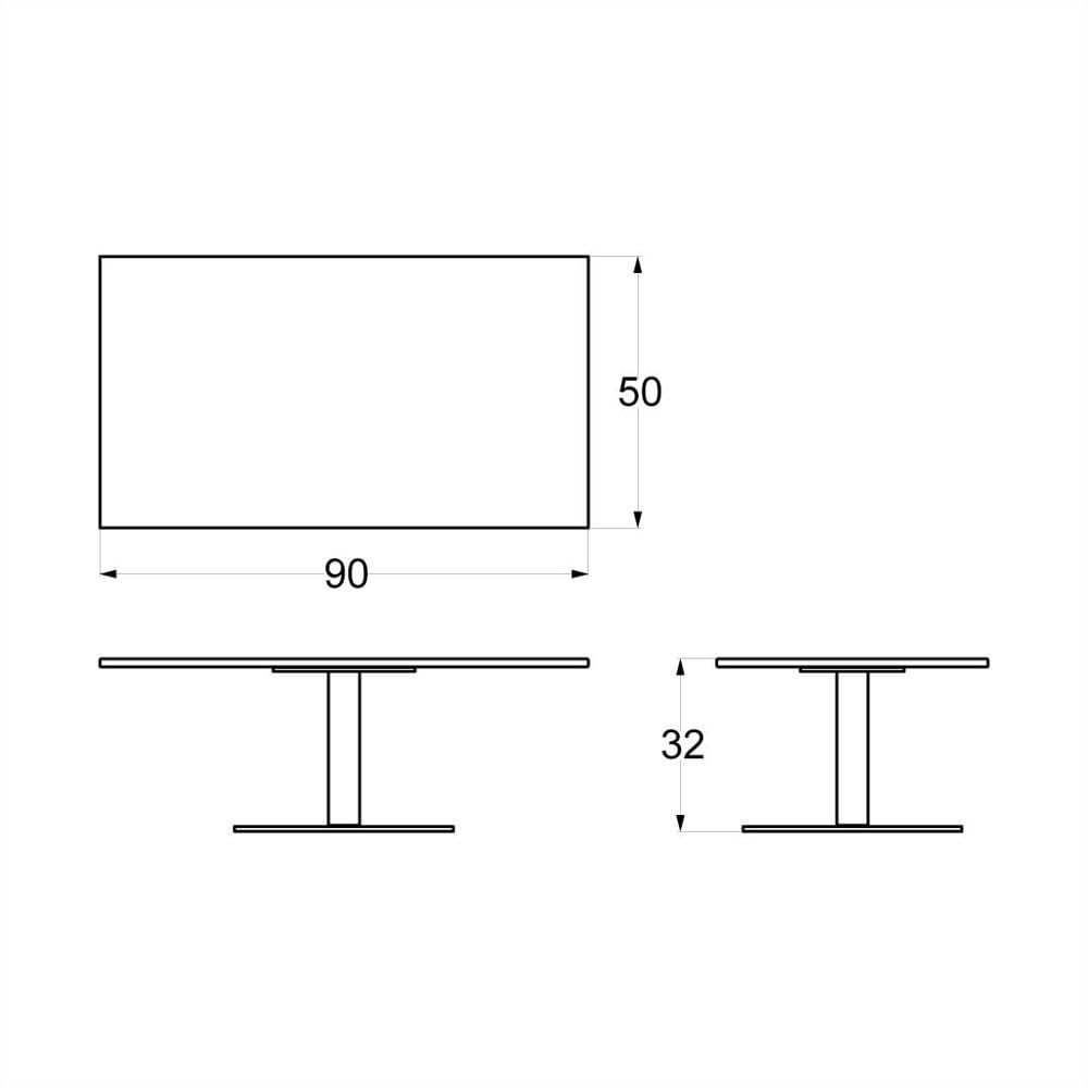 Mesa De Centro Con Superficie En Vidrio Y Estructura Cromada img #3