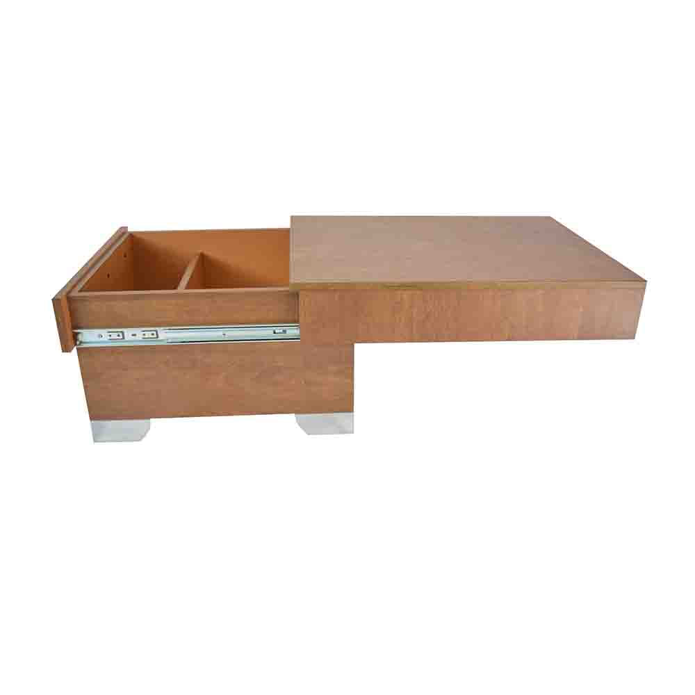 Mesa De Centro Arce En Madera Mdp 15 Mm Patas Cromadas L img #5