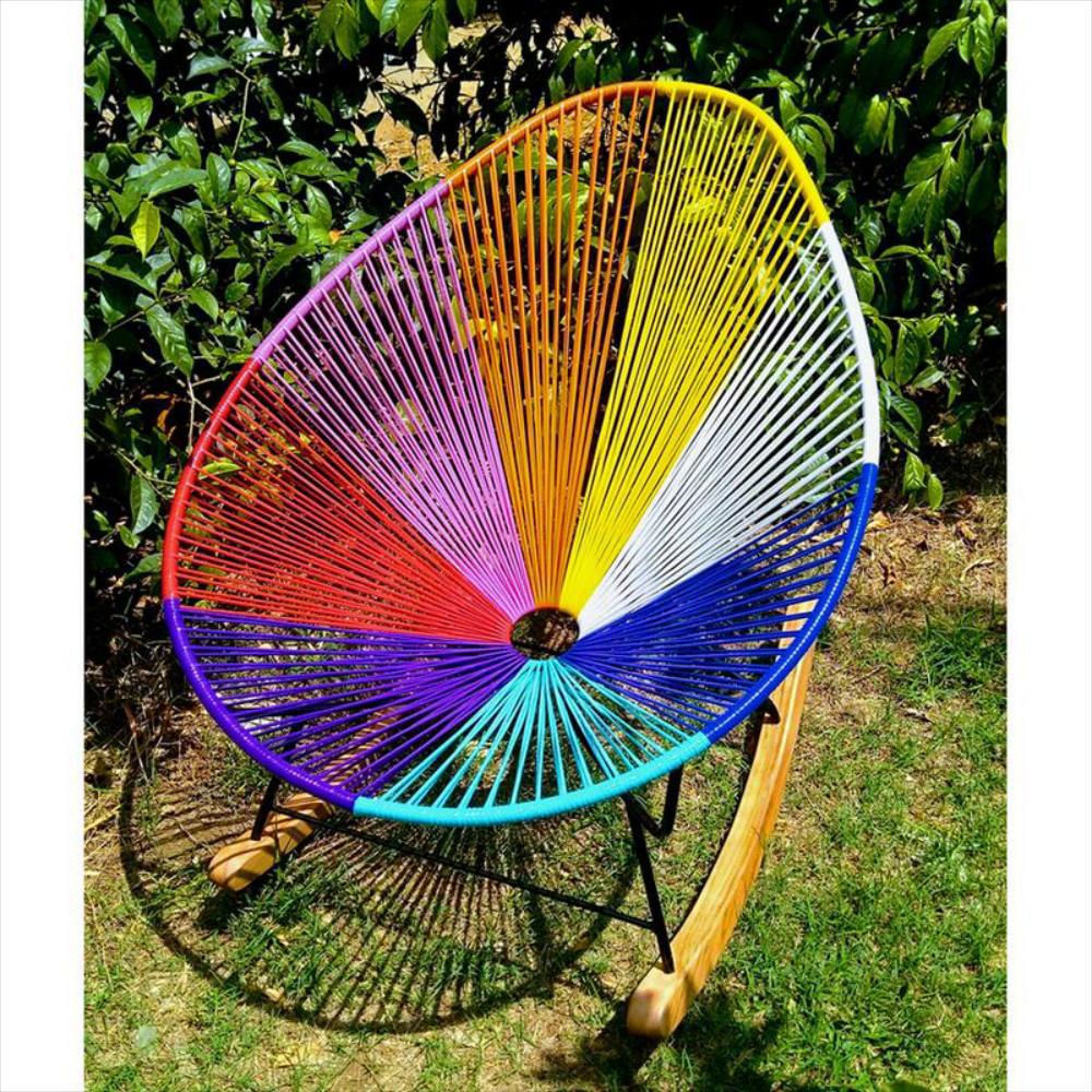 Silla Acapulco Mecedora Multicolor img #2
