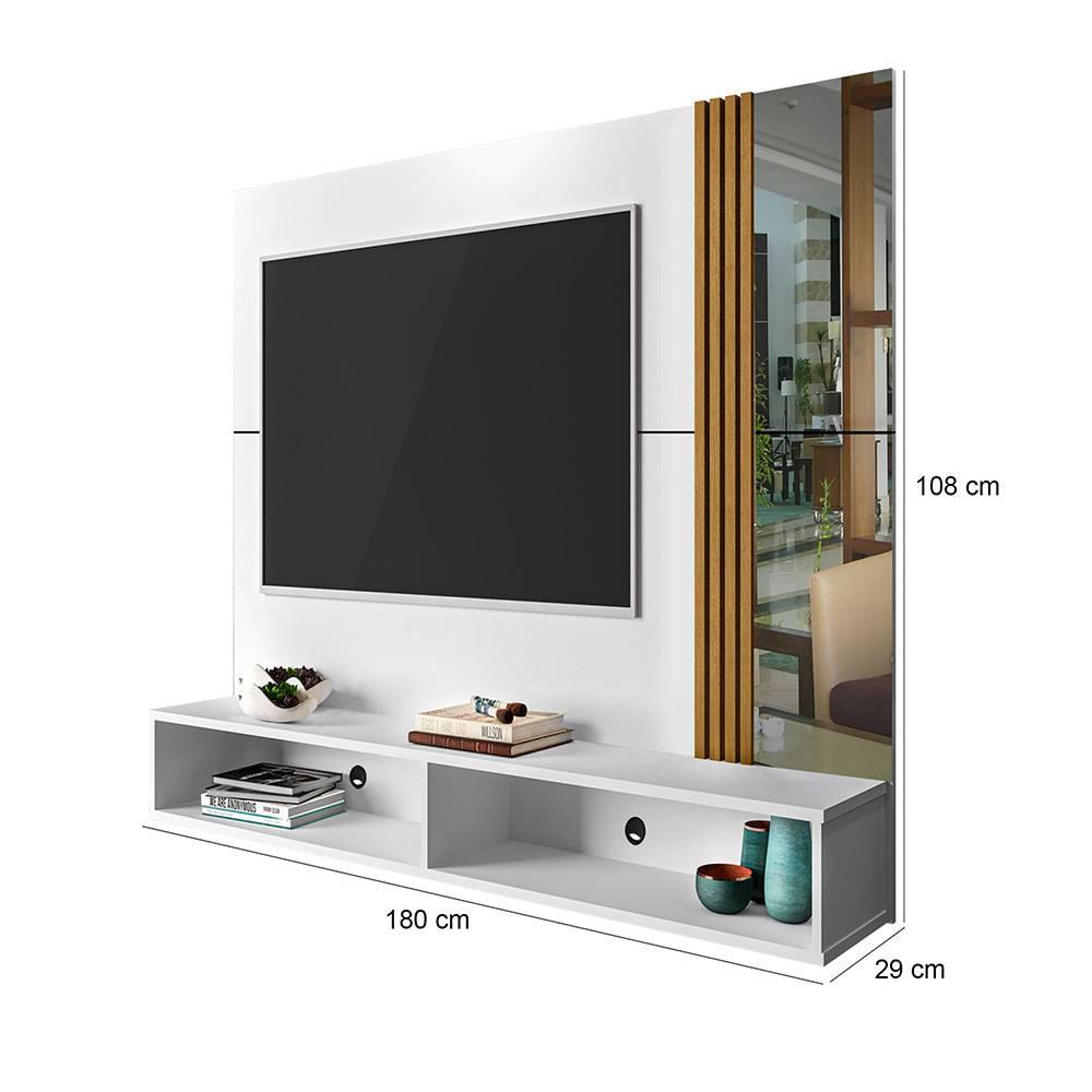 Panel Titan Blanco Y Almendra 180 Cm Con Espejos img #2
