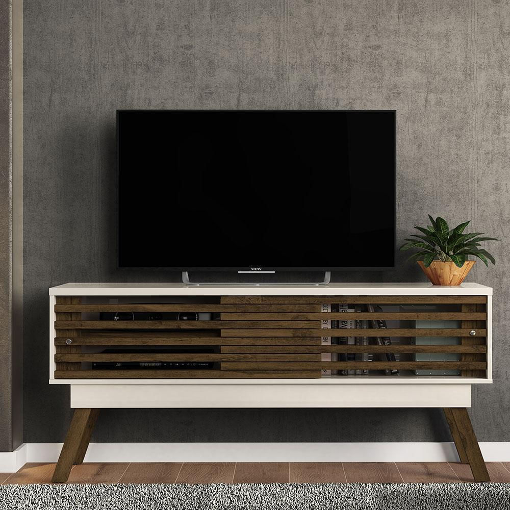 Mesa Tv Frizz 1.5 Blanco Apagado/Savana img #3