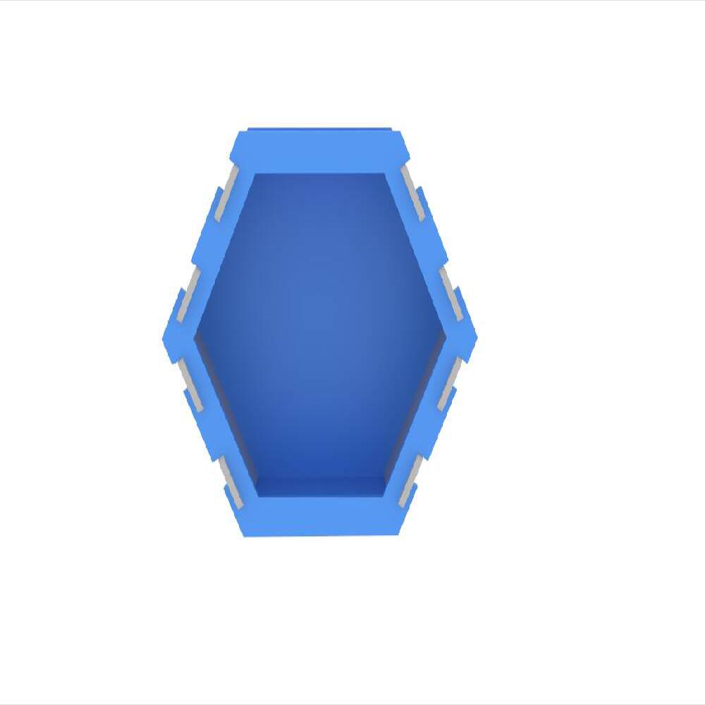 Repisa Hexagonal Blue img #2