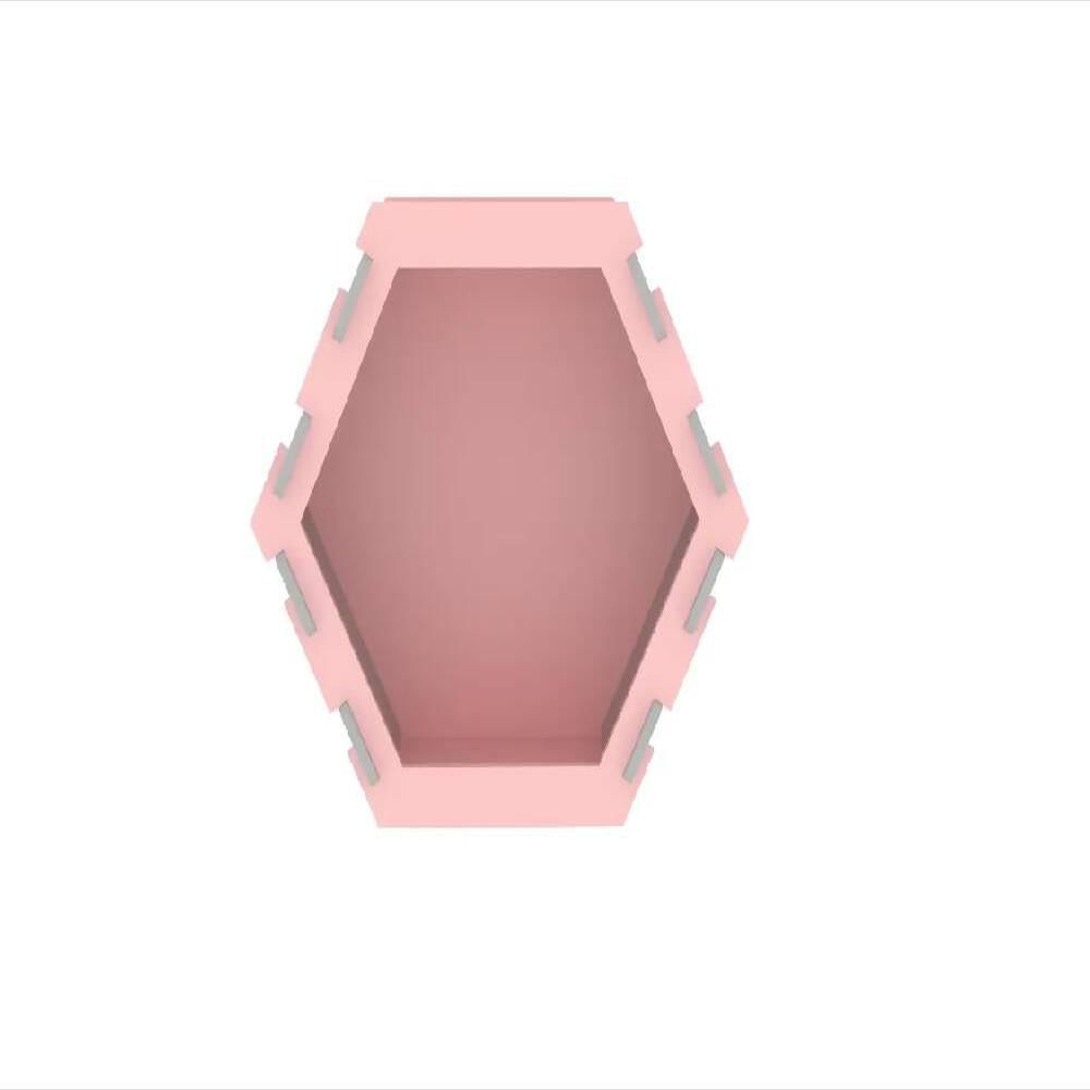 Repisa Hexagonal Pink img #3