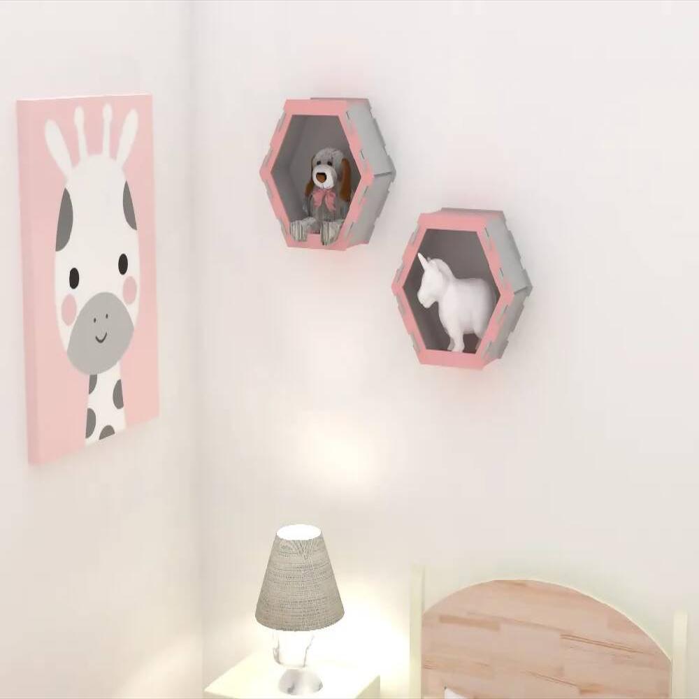 Repisa Hexagonal Pink img #4