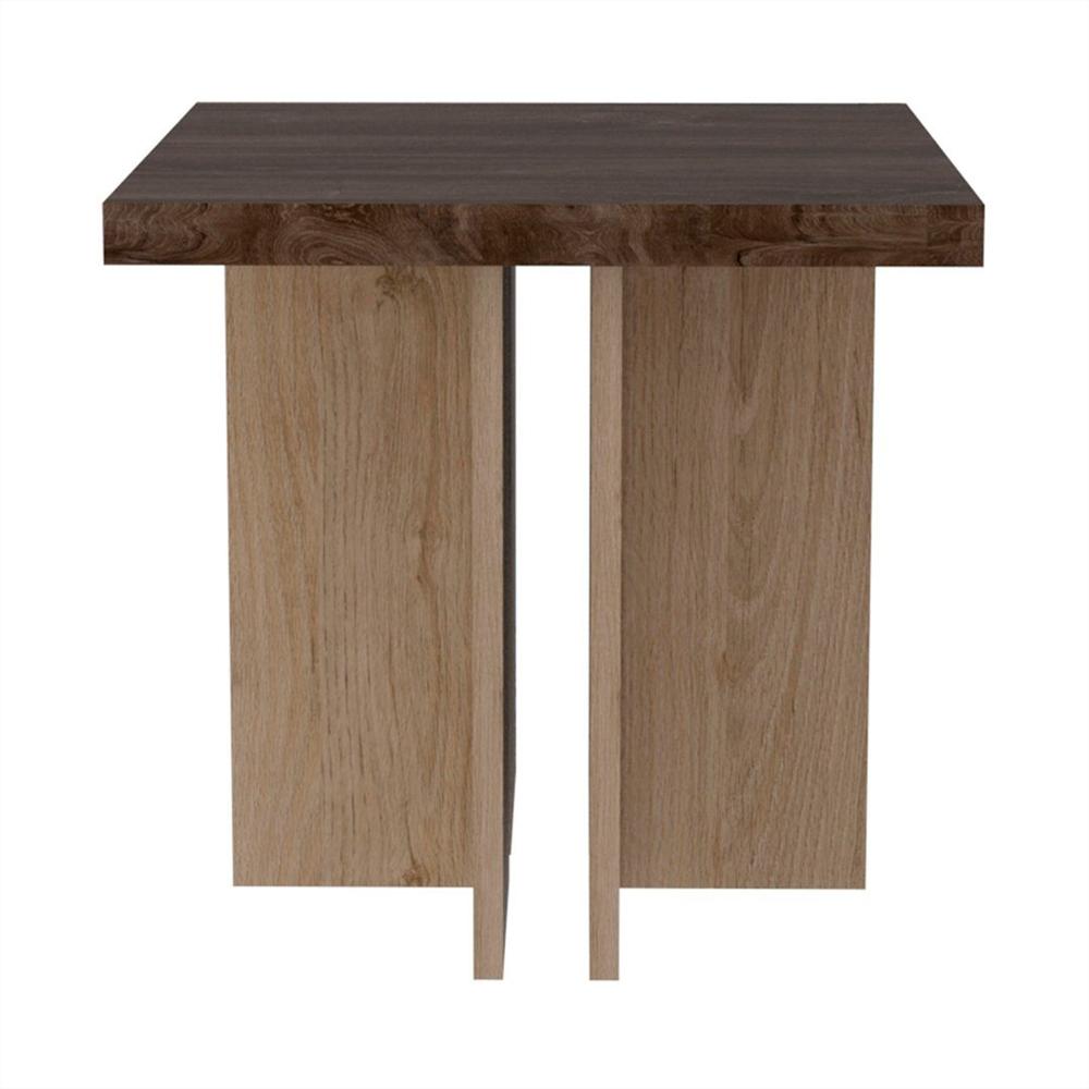 Mesa Auxiliar Cuadrada Natural Tablero Aglomerado img #1