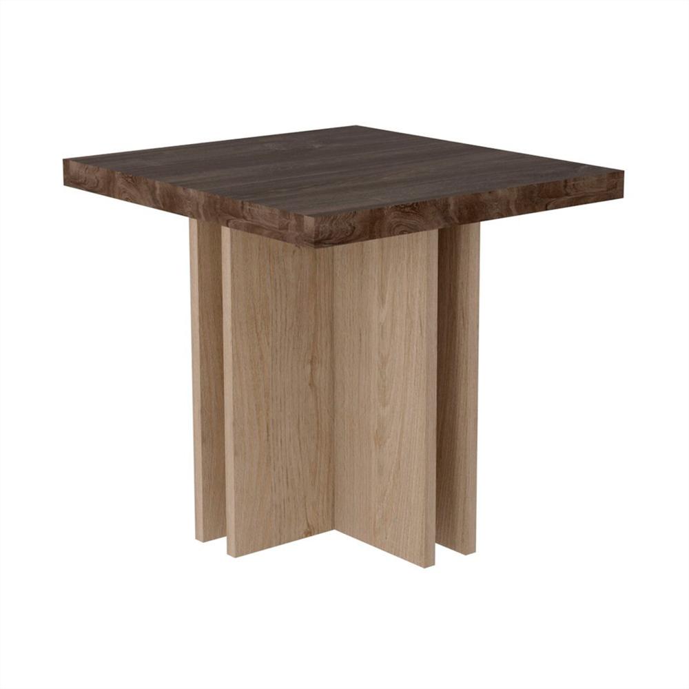 Mesa Auxiliar Cuadrada Natural Tablero Aglomerado img #3