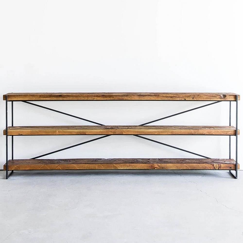 Mesa Auxiliar, Repisa, Biblioteca Miniwr Largo 210Cm En Roble Macizo img #2