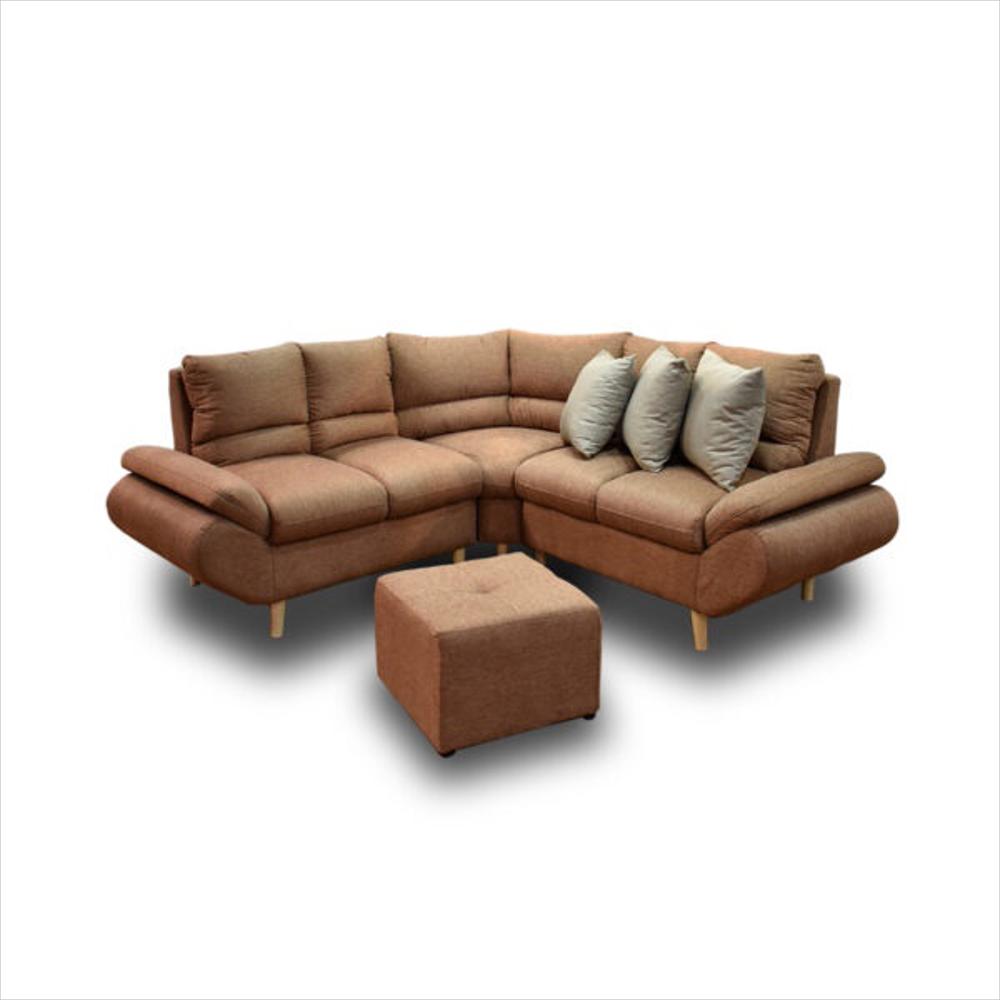 Esquinero Venecia Lino Cobre, Patas De Madera img #3