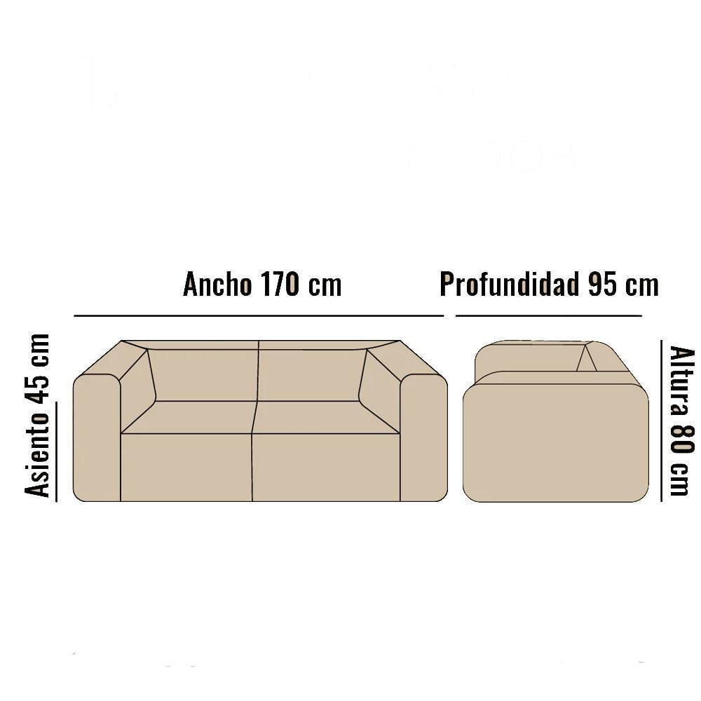 Sofa Moscu Verde Bosque img #2