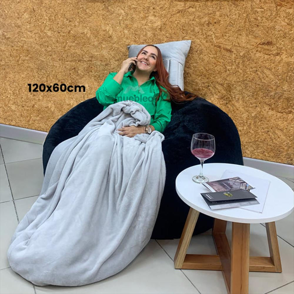 Puff Cama 120X60 Peluche Rosa img #2