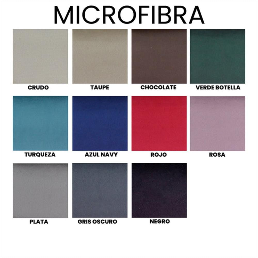 Puff Cama 160X60 Microfibra Negro img #3