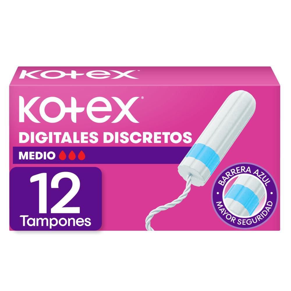 Tampones KOTEX digitales medio (12  und) img #1