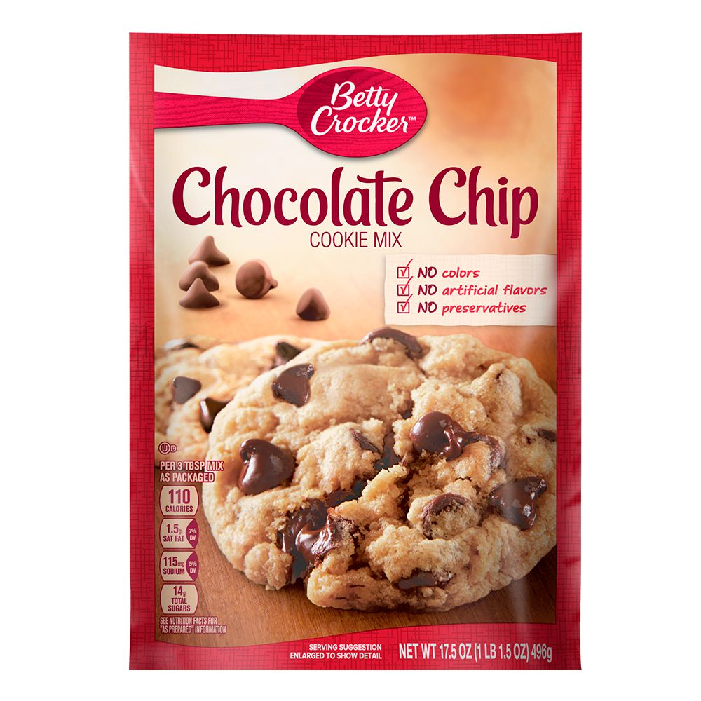 Mezcla para galletas BETTY CROCKER MARCA EXCLUSIVA chips chocolate (496  gr) img #1