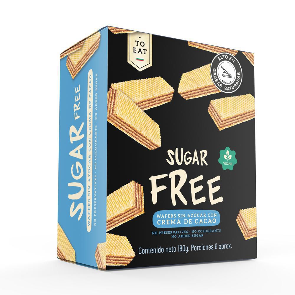 Galletas TO EAT MARCA EXCLUSIVA wafer con crema de cacao (180  gr) img #1
