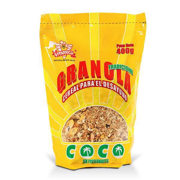 Granola VITARRICO tradicional coco (400  gr) img #1