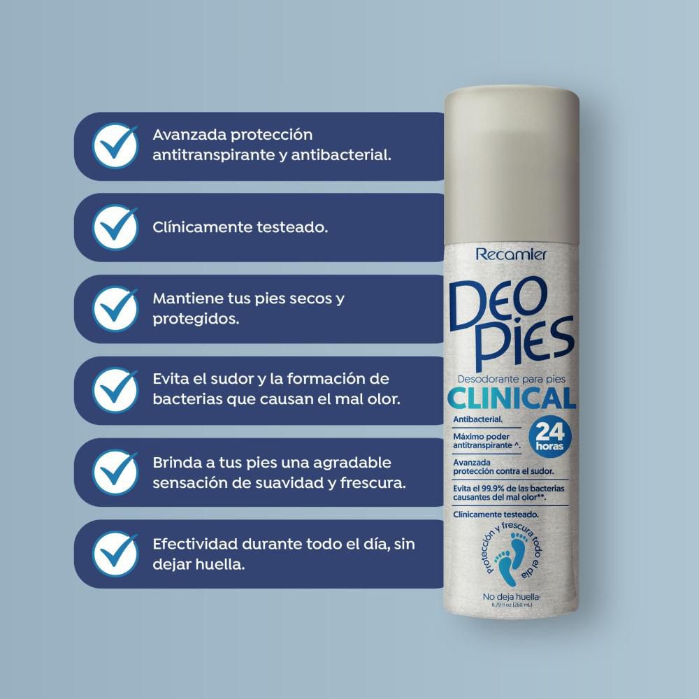 Desodorante para pies DEO PIES clinical (260  ml) img #2