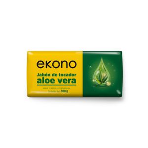 Jabón de tocador EKONO con aloe vera (100 gr)