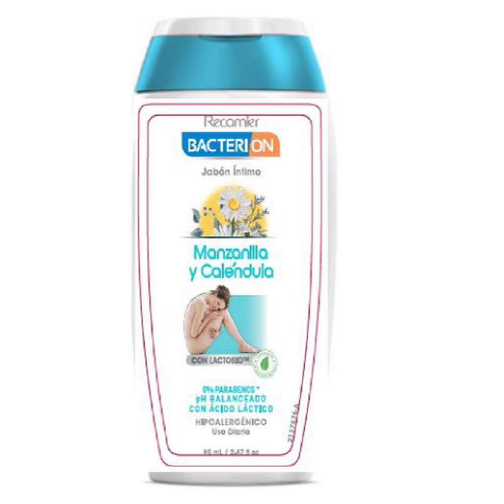 Jabón íntimo BACTERION manzanilla y caléndula (85  ml) img #1