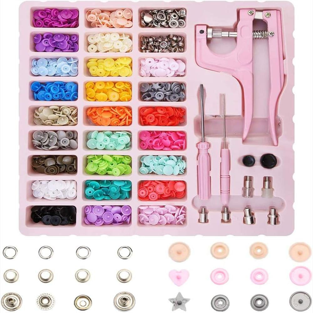 Kit De Alicates Para Broches De Presión Con 300 Piezas img #1