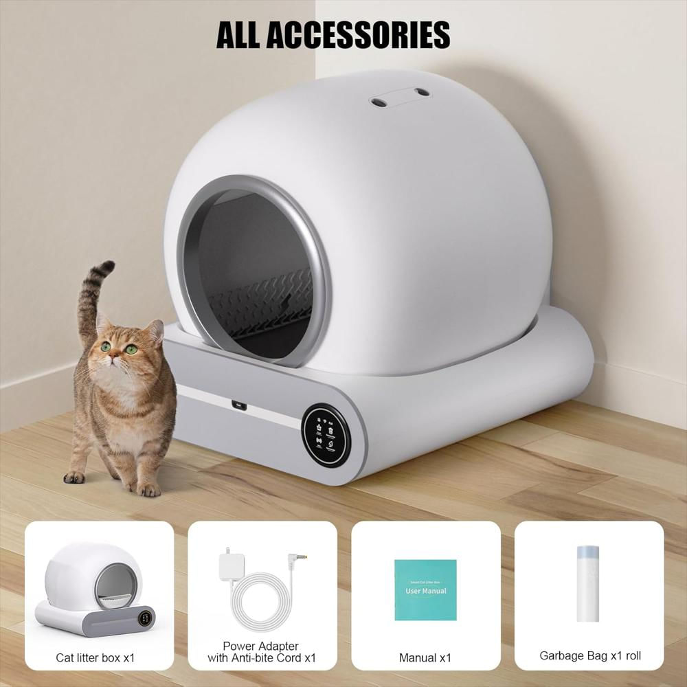 Arenero Automático Para Gatos Con App Y Conexión Wifi img #5