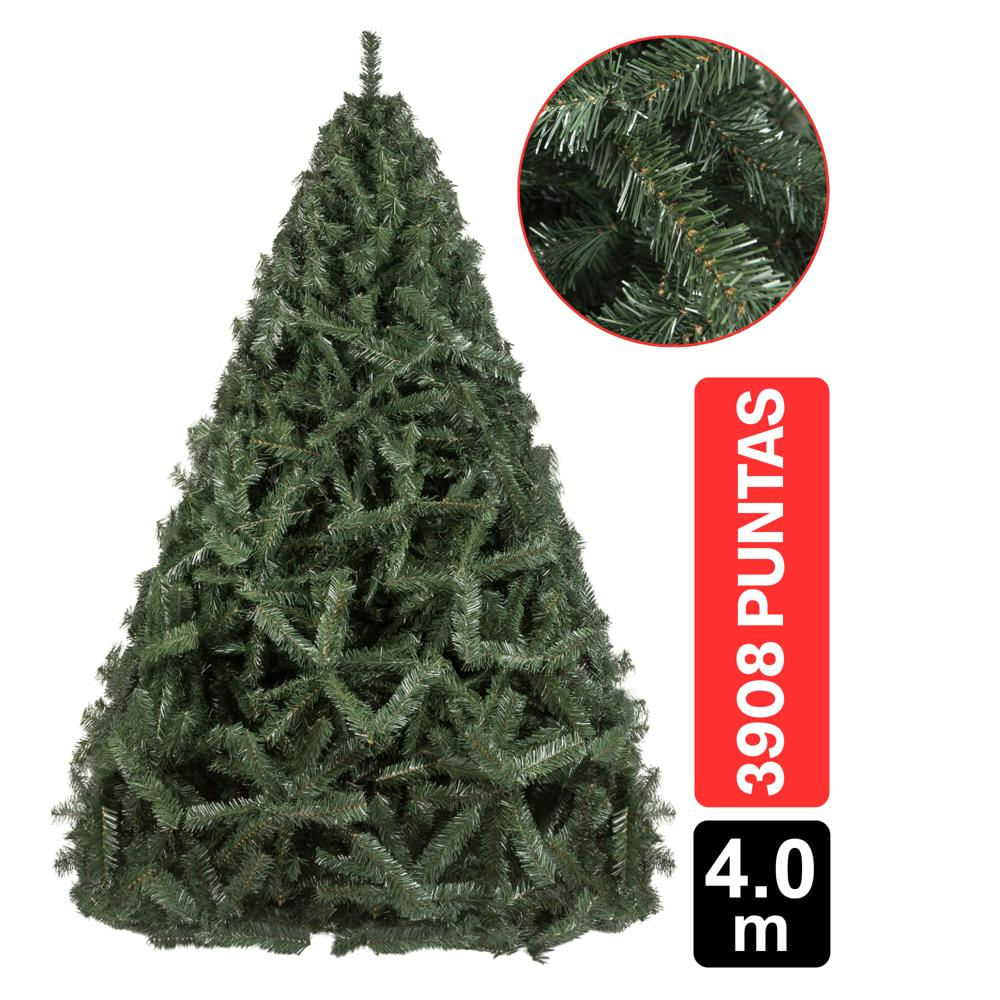 Árbol De Navidad Pino Escoces 4.00M Verde 3908 Ramas img #1