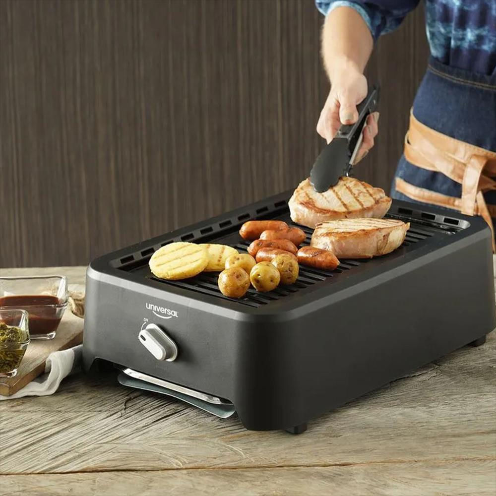 Parrilla Eléctrica Universal 1200W Negro img #2