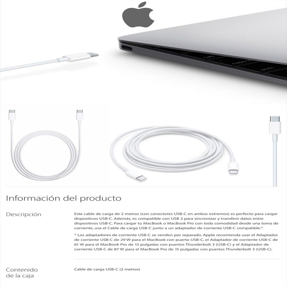 Cable Original Apple Usb C A Usb C De 1 Metro Para Iphone, Ipad, Macbook, Etc img #5