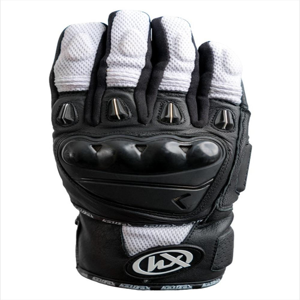 Guantes De Moto Halifax Sp1611 Sport Verano Unisex, Color Negro Blanco, Talla S img #1