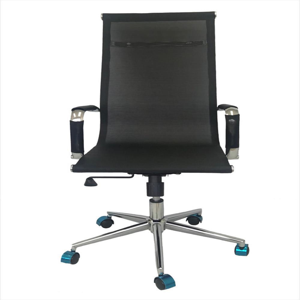 Kit Por 2 Silla Para Oficina Escritorio Alta Negra img #4