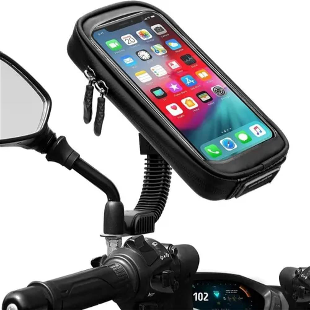 Estuche Soporte Impermeable De Celular Para Moto img #1