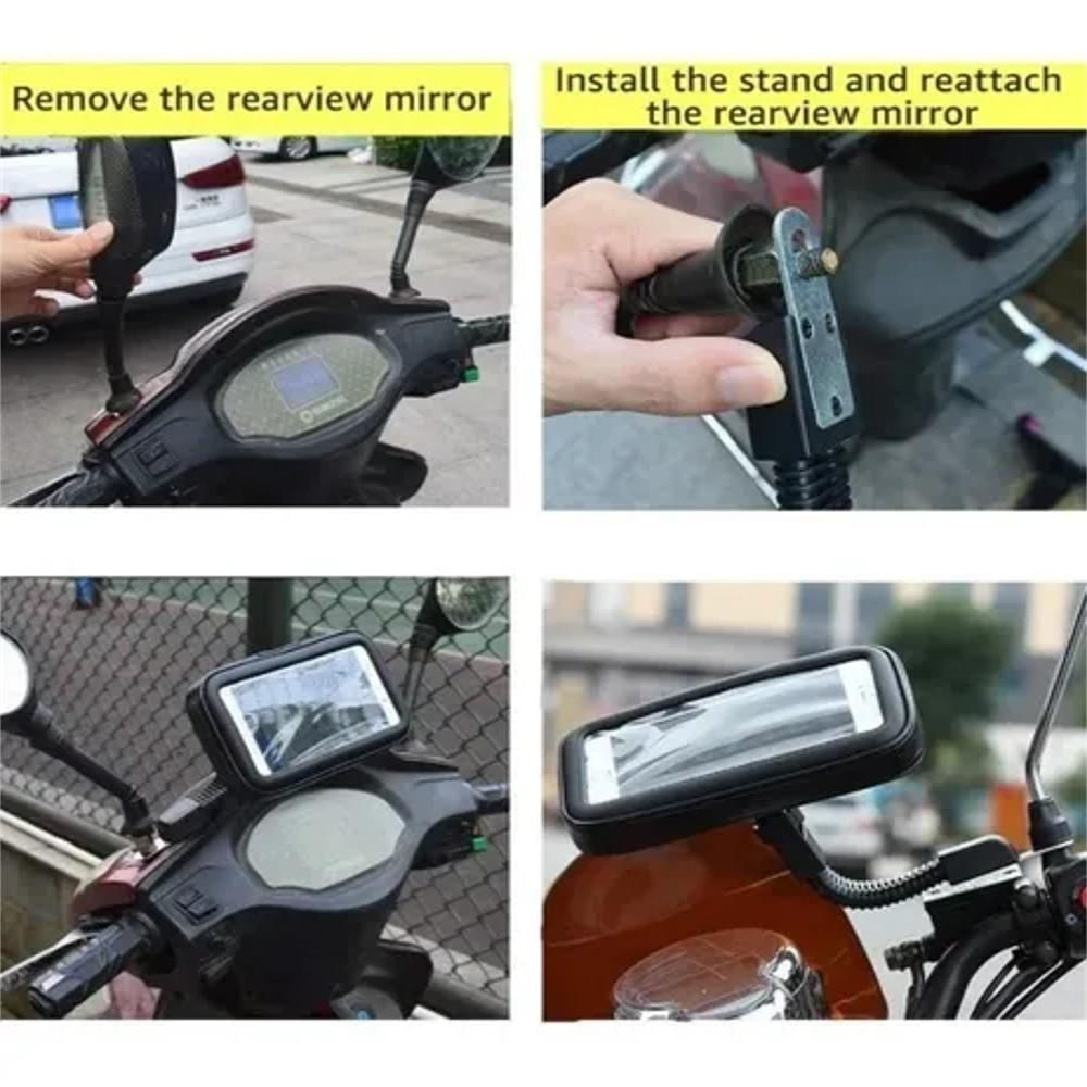 Estuche Soporte Impermeable De Celular Para Moto img #5