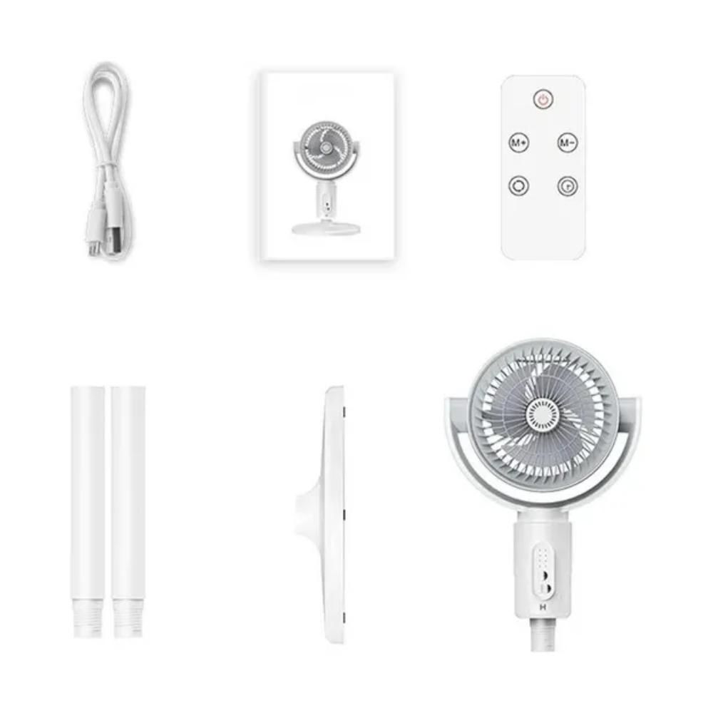 Ventilador Recargable Ajustable Ak04 img #3