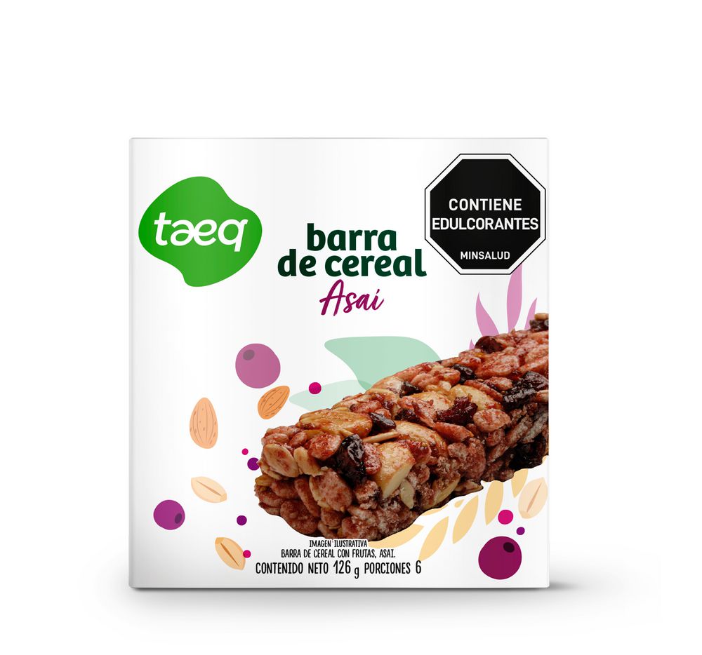 Barra de cereal TAEQ acaí x6und (126  gr) img #1