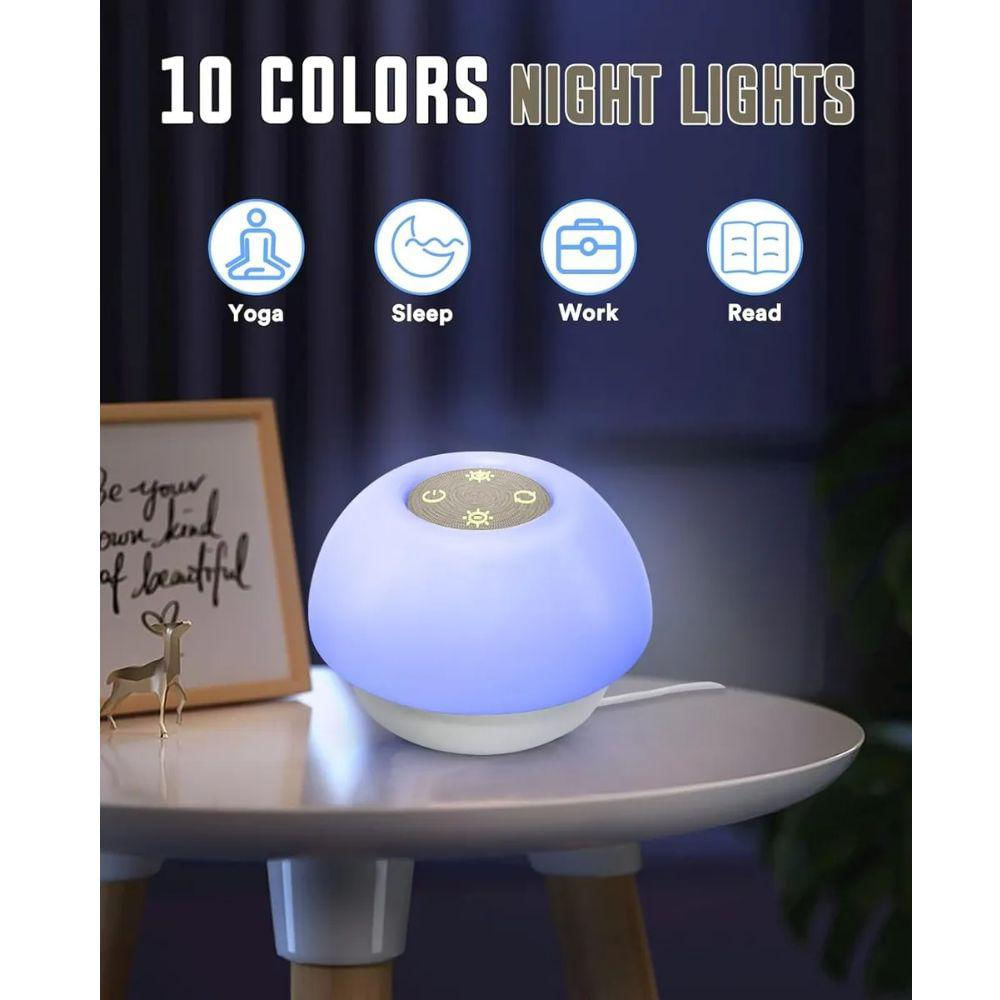 Lampara Sonido Ruido Blanco Para Bebé Luz Nocturna Envio Ya img #2