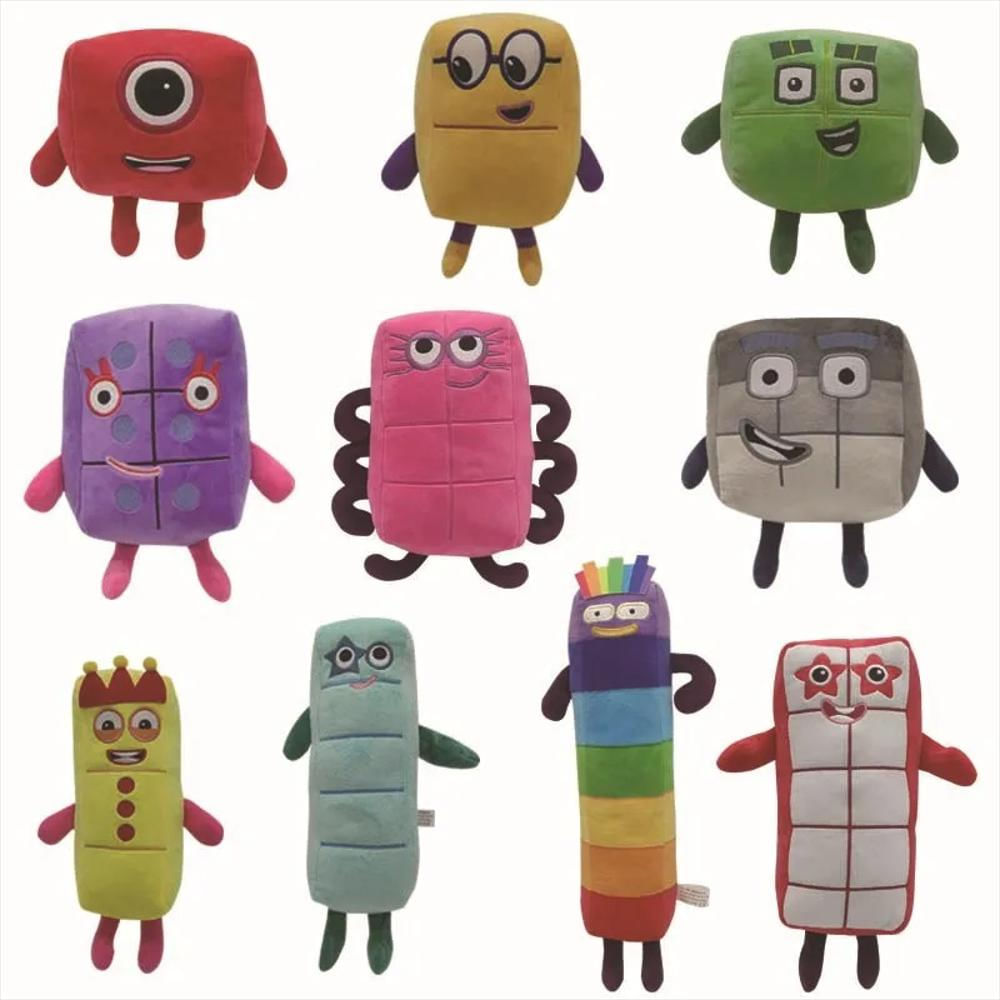 Numberblocks Number Blocks Peluches De Serie Numeros 1 Al 10 img #1