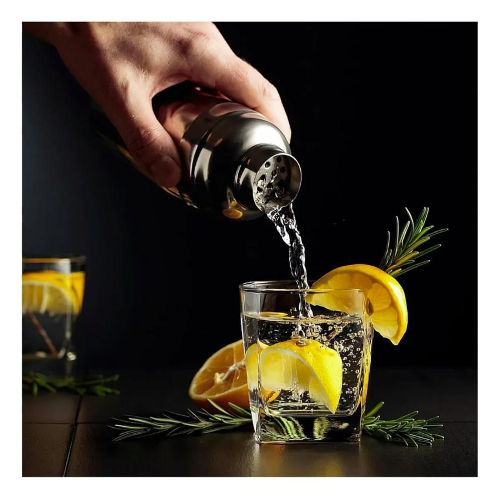 Set Bartender Kit Coctelera Vaso Preparar Bebibas Bar 13 Pza img #5
