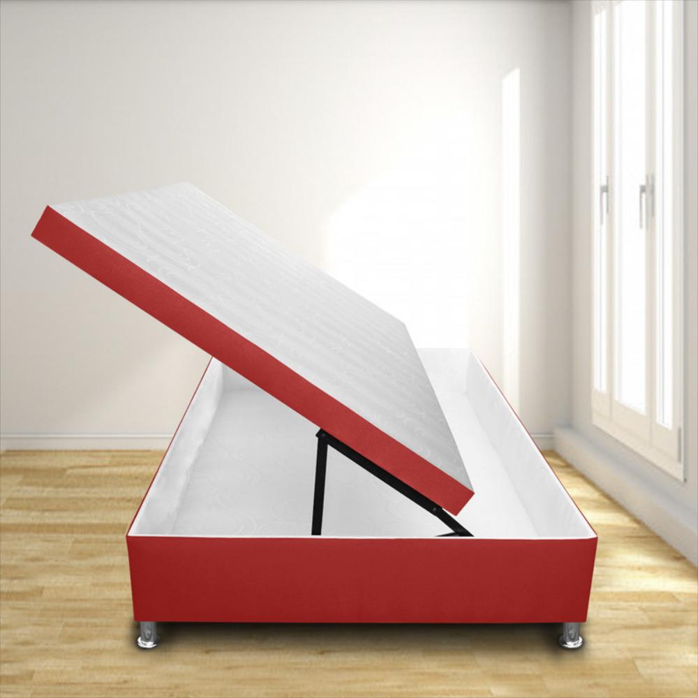 Cama Baúl Magicclass Abrir Horizontal 120X190 Microfibrarojo img #1