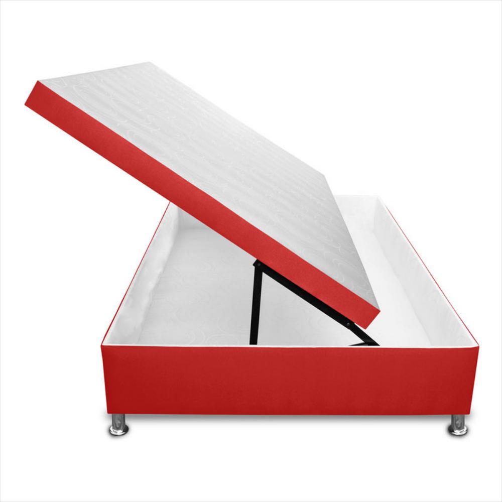 Cama Baúl Magicclass Abrir Horizontal 120X190 Microfibrarojo img #3