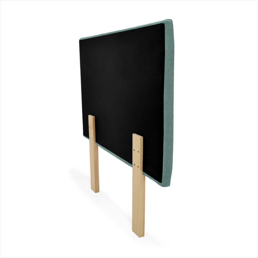 Cabecero Verona Semidoble Liso Tela Petróleo img #2