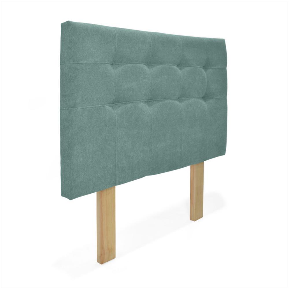 Cabecero Verona Semidoble Capitoneado Tela Petróleo img #3