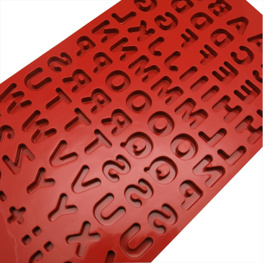 Molde De Silicona Mini Abecedario Y Simbolos img #2