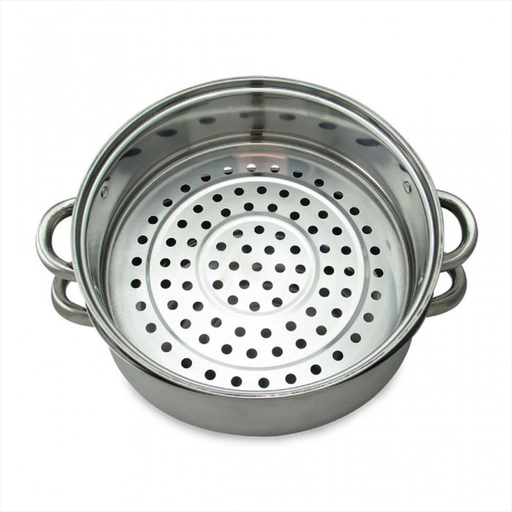 Olla Y Vaporera En Acero Inoxidable Cocción De Alimentos Al Vapor img #3