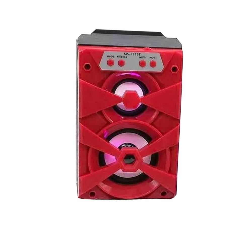 Parlante Altavoz Radio Fm Usb Tf Bluetooth MS-528BT Rojo img #1