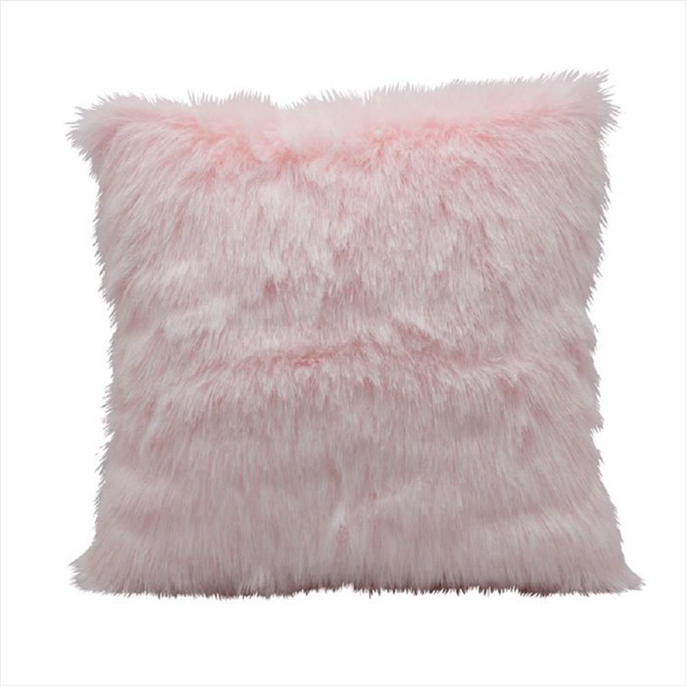 Cojin Peluche Rosa Palido img #1