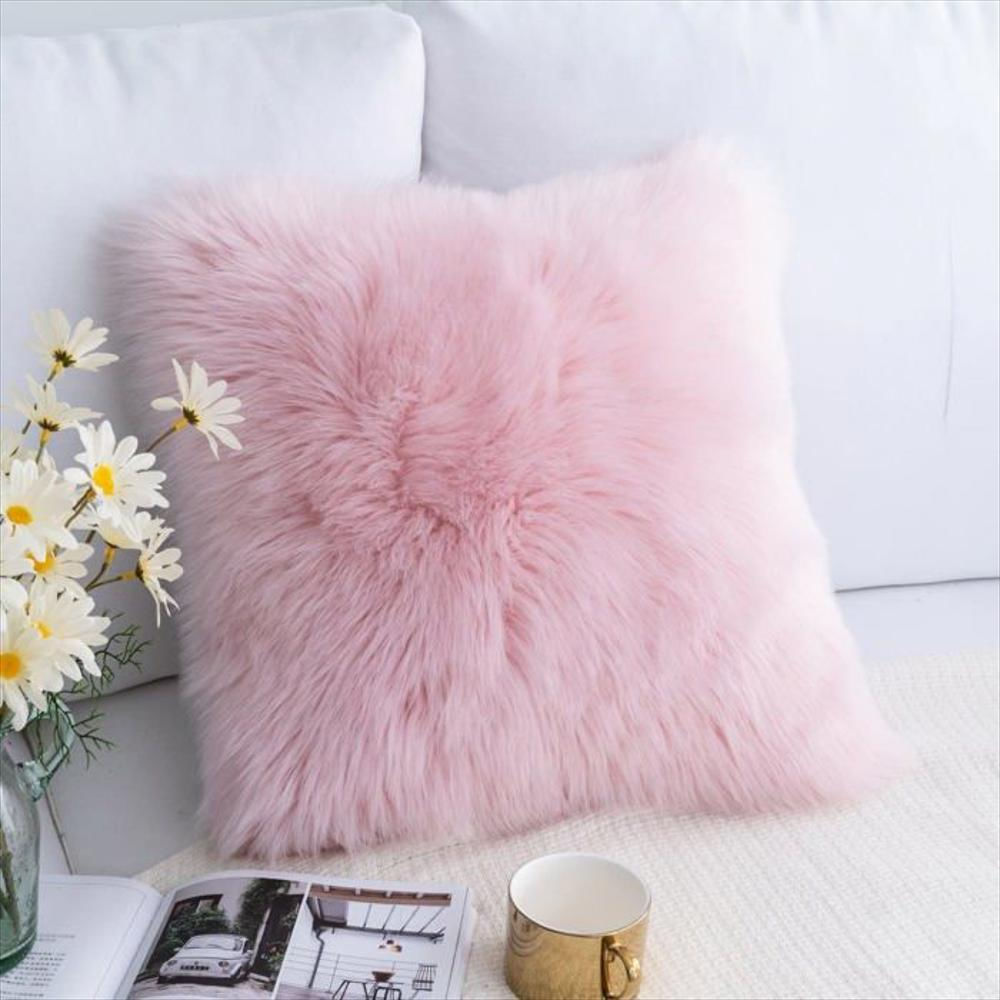 Cojin Peluche Rosa Palido img #2
