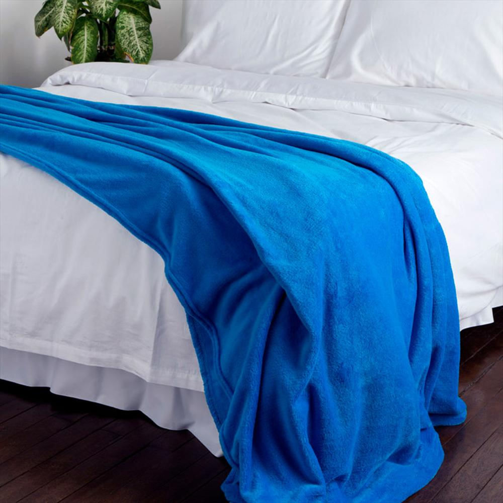 Cobija Flannel Fleece Azul King img #1