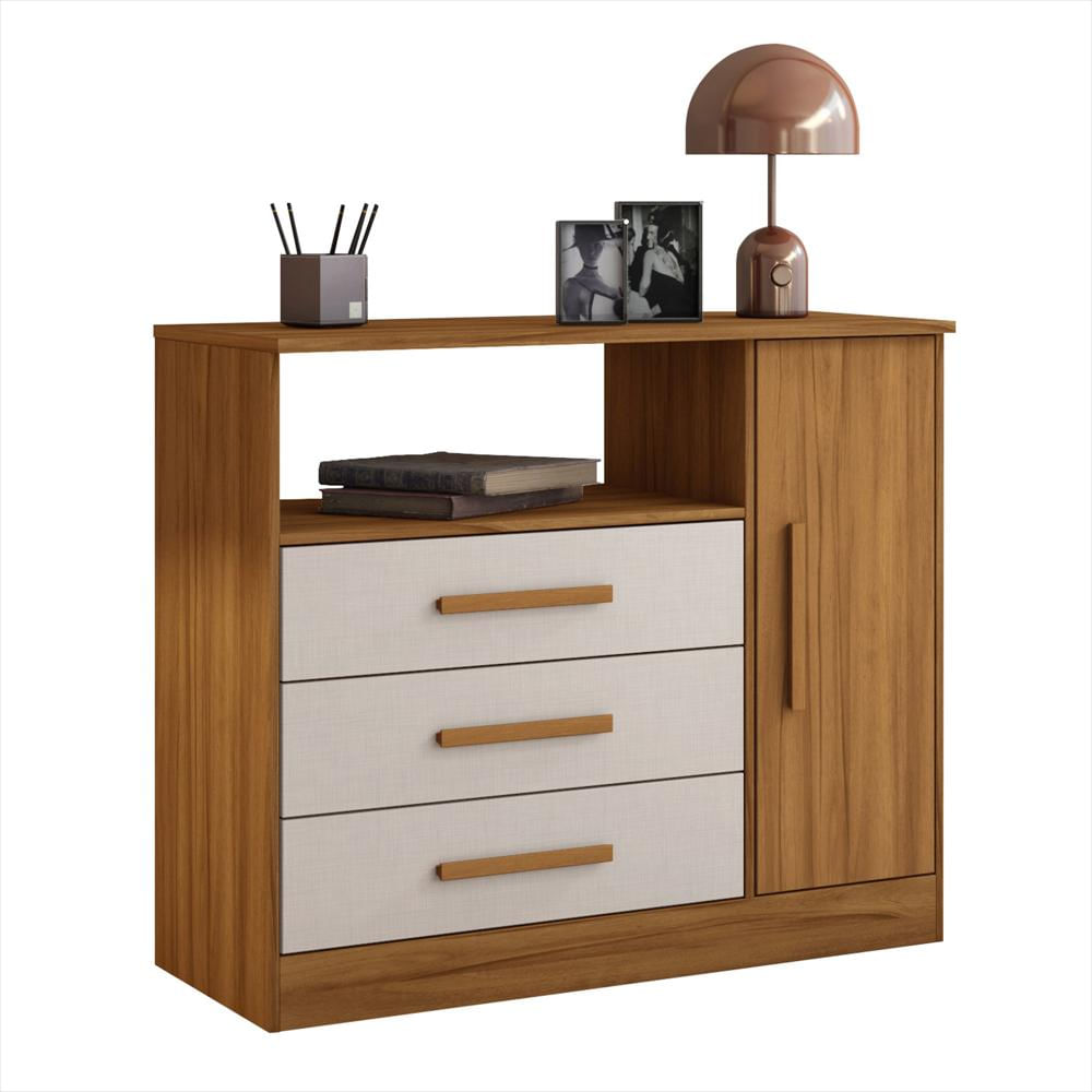 Comoda Nogal Blanco Nt5075 img #1