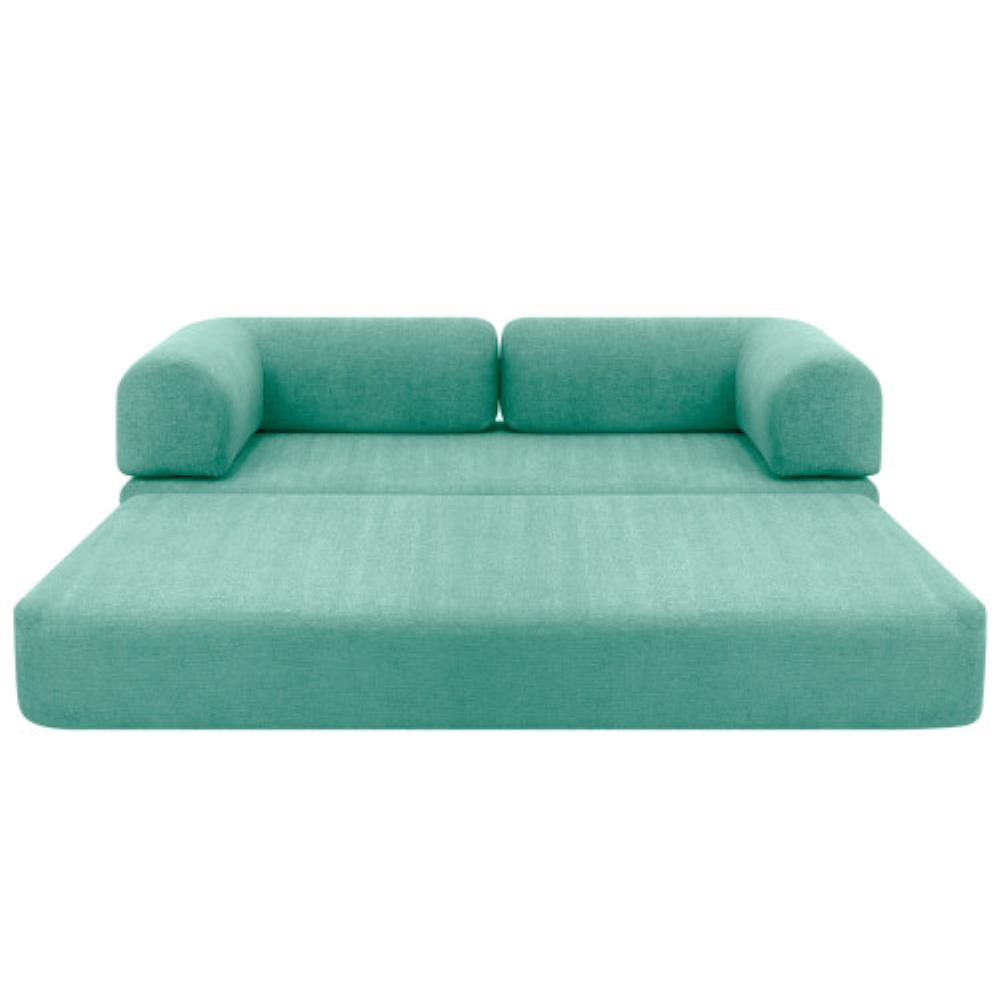 Sofá Cama Miami Verde Menta | Tela S4 img #4