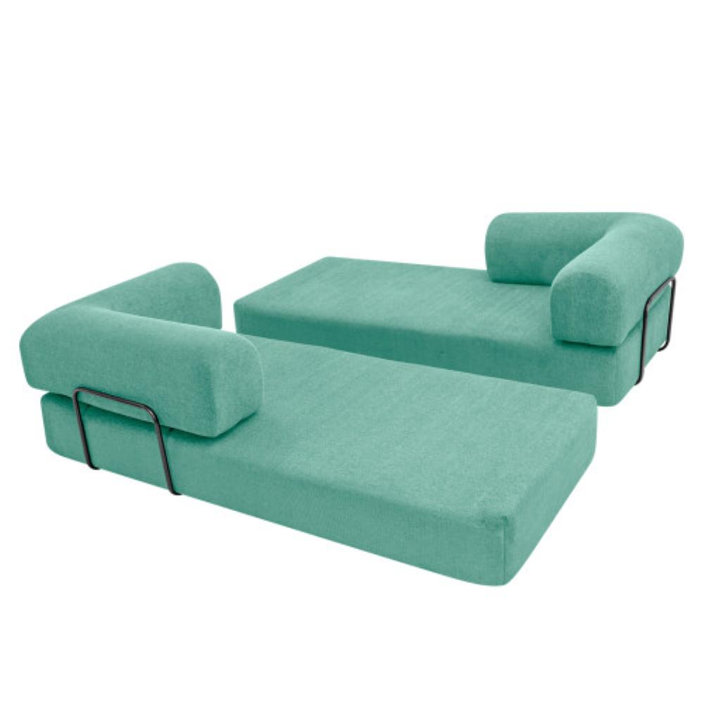 Sofá Cama Miami Verde Menta | Tela S4 img #5